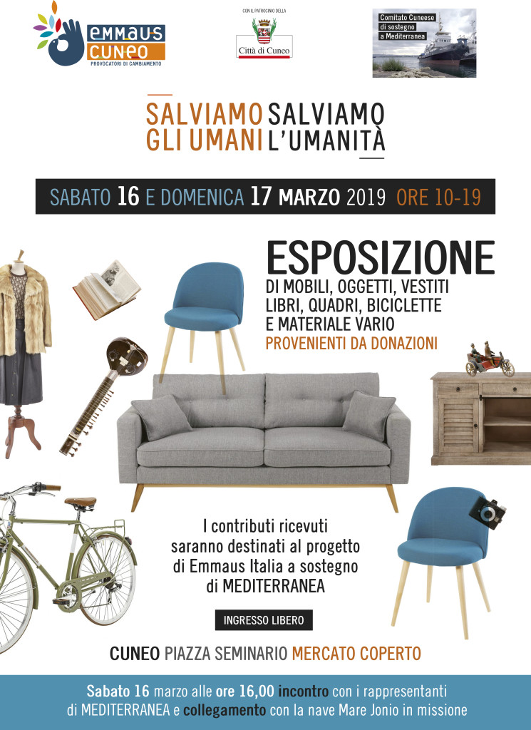 Locandina A3_Vendita Mobili_Raccolta fondi Mediterranea.indd